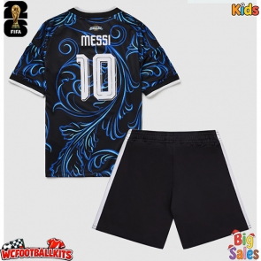 Argentina Lionel Messi #10 Replica Away Stadium Kit for Kids World Cup 2026 Short Sleeve (+ pants)